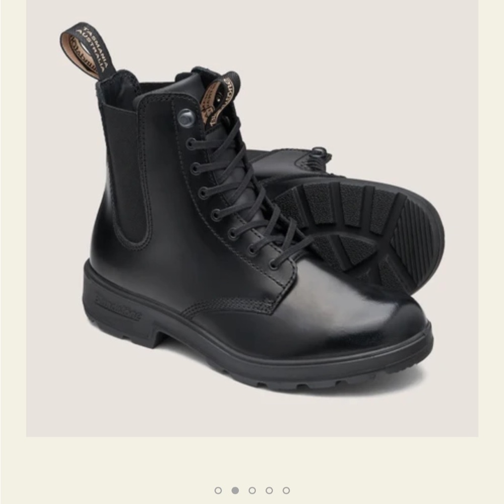 BLUNDSTONE Black Brush lace boot - Picture 3 of 7